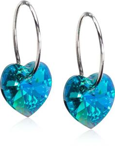 Blomdahl örhängen Blomdahl NT Ear Ring 14 mm Heart 10 mm Turquoise produkt bild