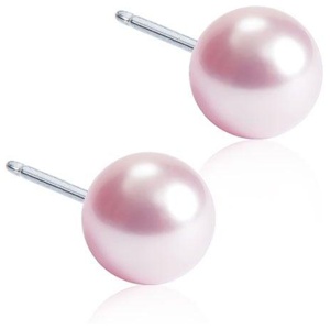 Blomdahl Örhängen Nt Pearl, Light Rose, 6 mm, 1 par produkt bild