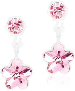 Blomdahl Medical Plastic Pendant Flower 4/6mm Light Rose produkt bild