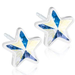 Blomdahl Medical Plastic Star 6mm Rainbow produkt bild