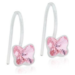 Blomdahl Pendant Fixed Butterfly 5 mm Light rose produkt bild