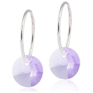 Blomdahl örhängen BM NT Ring 14mm Round 8mm Violet, 1 par produkt bild