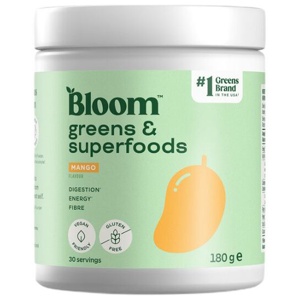 BLOOM Greens & Superfoods Mango 180 g produktbillede