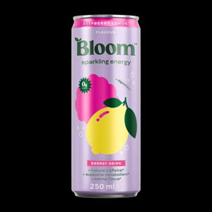 BLOOM Sparkling Energy Raspberry Lemon 250 ml produkt bild