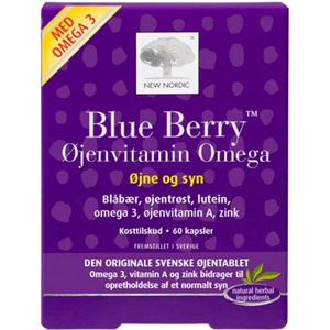 New Nordic Blue Berry Omega 3 - 60 kaps. produktbillede