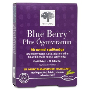 Blue Berry Plus 60 tabletter produktbillede