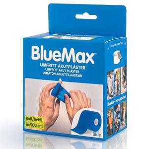 BlueMax Limfritt Akutplåster Blå Refill Absorberande plåster 6x500 cm produkt bild