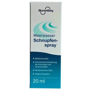 Blumenberg Meerwasser Schnupfenspray, 20 ml Nasenspray Produktbild