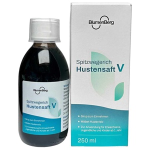 BLUMENBERG Spitzwegerich Hustensaft V Erkältung Produktbild