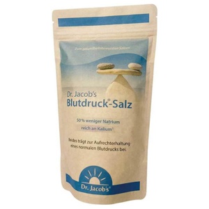 Blutdruck-Salz mit Kalium Dr. Jacob``s, 500 g Salz Produktbild