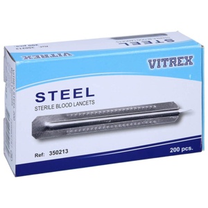 BLUTLANZETTEN Metall einfach 200 St Lanzetten Produktbild