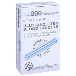 BLUTLANZETTEN steril einzeln Produktbild