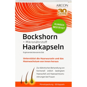 BOCKSHORN+Mikronährstoff Haarkapseln Tisane plus Produktbild