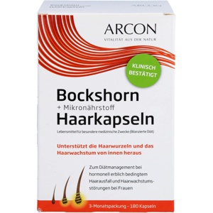 BOCKSHORN+Mikronährstoff Haarkapseln Tisane plus Produktbild