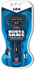 LEA Men Body & Shave 6 Blade Razor for Men produkt bild