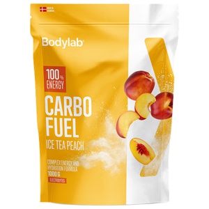 Bodylab Carbo Fuel Ice Tea Peach 1000 g produktbillede