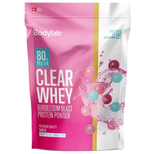 Bodylab Clear Whey Bubblegum Blast 500g produkt bild