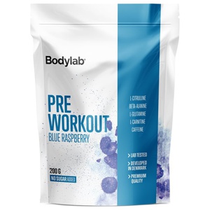 Bodylab Preworkout Blue Raspberry produkt bild