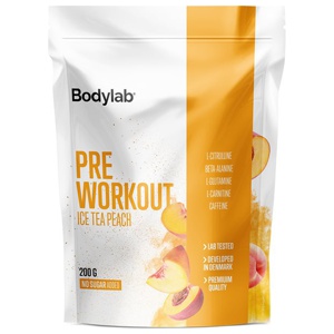 Bodylab Preworkout Ice Tea Peach produkt bild