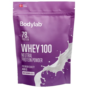 Bodylab Whey 100 Neutral - 400 g. produktbillede