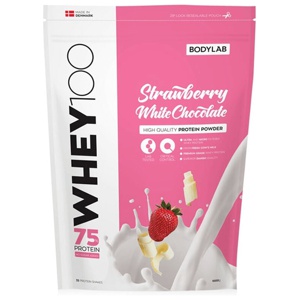 Bodylab Whey 100 Strawberry & White Chocolate 1kg produkt bild
