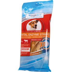 Bogadent Dental Enzyme Stripes Medium Dog 100 g produkt bild