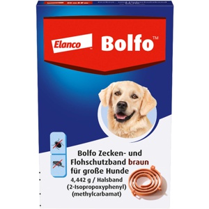 BOLFO Flohschutzband braun f.große Hunde Produktbild
