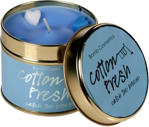 Bomb Cosmetics Tin Candle Cotton Fresh produkt bild