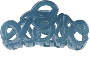 Bon Dep Love Hair Claw 8 cm, Jeans Blue produkt bild