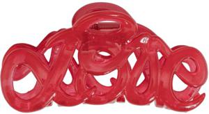 Bon Dep Love Hair Claw 8 cm, Lipstick Red produkt bild