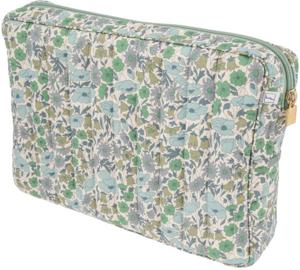 Bon Dep Pouch Big MW Liberty Poppy And Daisy Teal produkt bild