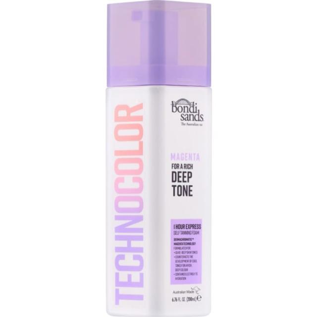 Bondi Sands Technocolor 1 Hour Express Self Tanning Foam Magenta (Deep Tone) 200 ml