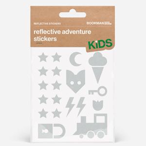 Bookman Reflective Stickers Adventure White, 1 st produkt bild