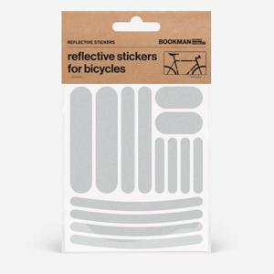 Bookman Reflective Stickers Strips White produkt bild