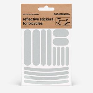 Bookman Urban Visibility Reflective Fabric Stickers Strips Silver 1 st produkt bild