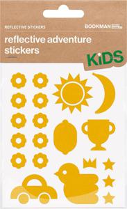 Bookman Urban Visibility Reflective Stickers Adventure Gul, 1 st produkt bild