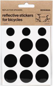 Bookman Urban Visibility Reflekterande Sticker Prickar Svart, 1 st produkt bild