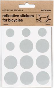 Bookman Urban Visibility Reflekterande Sticker Prickar Vit, 1 st produkt bild