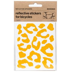 Bookman Reflective Stickers Leopard Print Yellow produkt bild