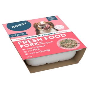 Boost Dog Adult Fresh Pork 400 g produkt bild