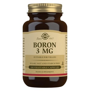 Solgar Bor 3 mg - 100 kaps. produktbillede