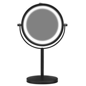 Bordspejl med LED og x10 Forstørrelse - Sort fra Gillian Jones 32x17 cm Metal 400 g produktbillede