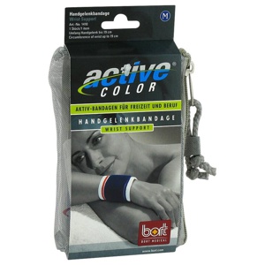 Bort ActiveColor Handgelenkbandage M blau Produktbild