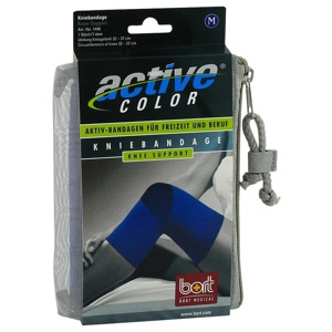 BORT ActiveColor Kniebandage M blau Produktbild