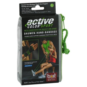 BORT ActiveColor Sport Daumen-Hand-Band.L schw/gr. Produktbild