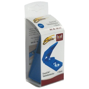 BORT EasyLife Tablettenteiler blau Produktbild