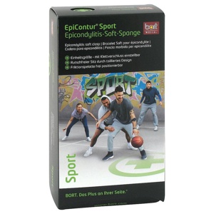 Bort Epicontur Sport Epicondylitis Soft-Spange schwarz / grün, 1 St Bandage Produktbild