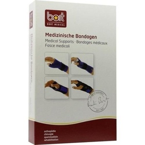 Bort Handgelenkstütze m.Aluschiene li.L schwarz Produktbild