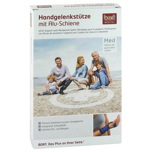 BORT Handgelenkstütze m.Aluschiene re.L schwarz Produktbild