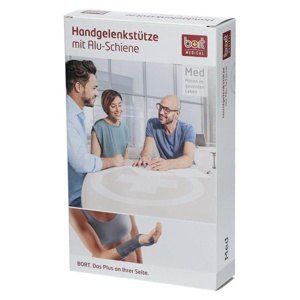 BORT Handgelenkstütze m.Aluschiene re.S grau Produktbild